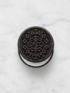 An Oreo Zero Sugar Cookie
