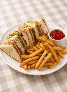BLT With Spicy Fries