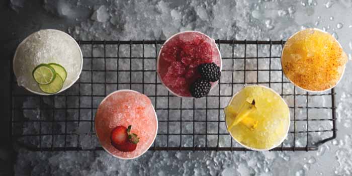 Snow Cones With Liquor