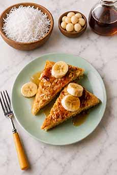 Coconut Macadamia Sheet Pan Waffles