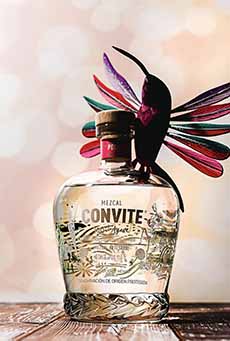 Bottle of Convite Pechuga Mezcal