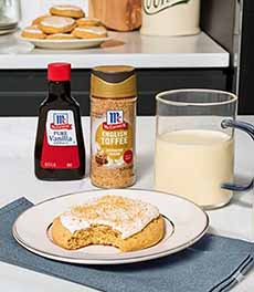 Eggnog Toffee Cookies