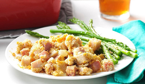 Chicken Cordon Bleu Casserole