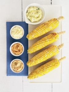 Corn On The Cob With Flavored Butter