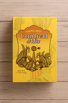 A Box Of Trader Joe's Cornbread Mix