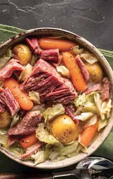Corned Beef & Cabbage Soup