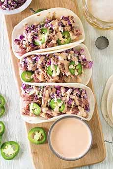 Corned Beef & Cabbage Tacos