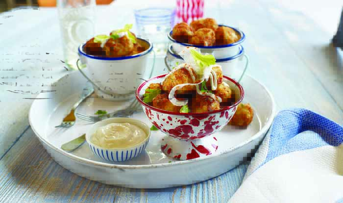 Crab & Shrimp Tater Tots