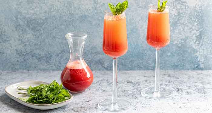 Cranberry Mimosa