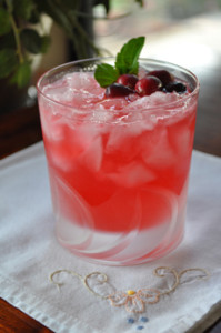 Cranberry Cocktail Garnish