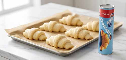 Pillsbury Crescent Rolls Tube & Baking Tray