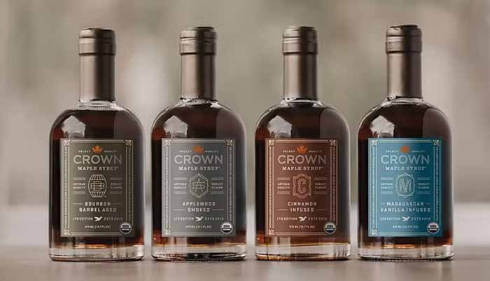 Bottles Of Crown Maple Syrup