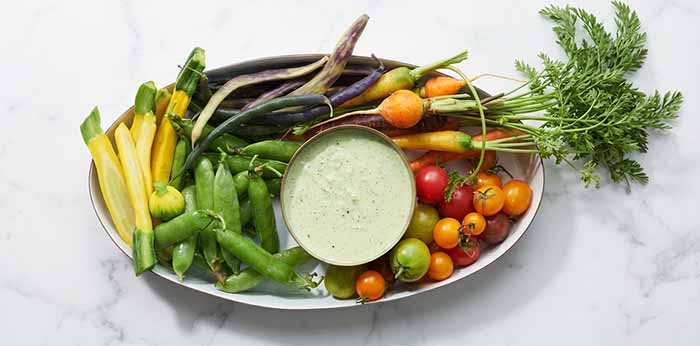 Italian Salsa Verde & Crudites