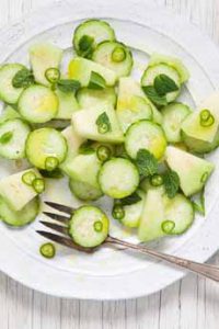 Cucumber Melon Salad