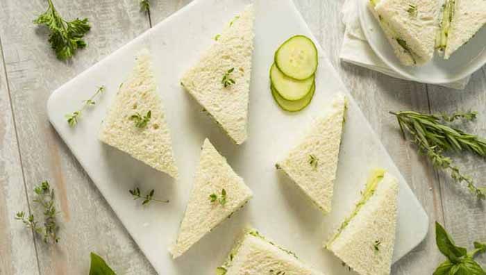 Cucumber & Tuna Tea Sandwiches