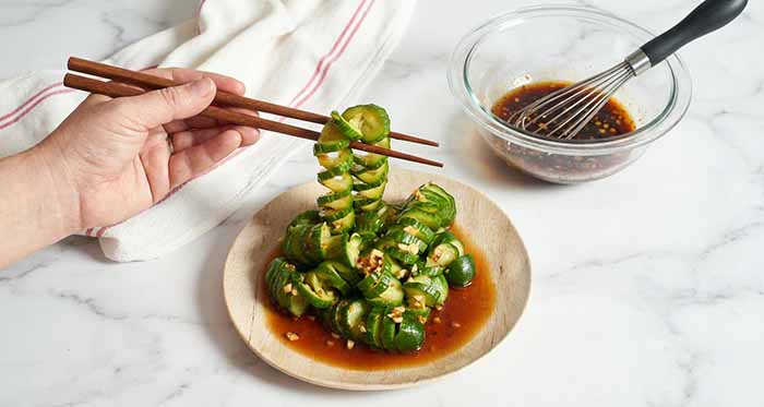 Tik Tok Asian Cucumber Salad