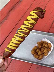 Corn Dog & Tots