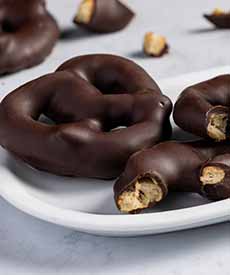 Dark Chocolate Covered Pretzel