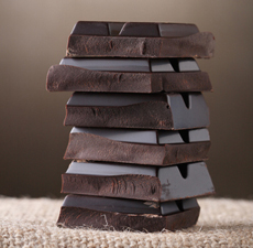 Stack Of Dark Chocolate