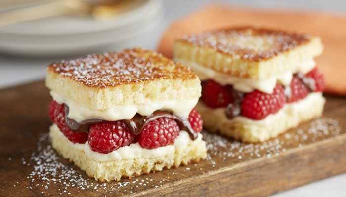 Chocolate Raspberry Grilled Cheese Sandwich