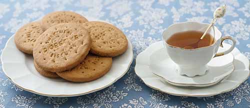 Digestive Biscuits With A Cup Of Tea