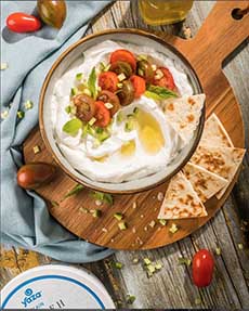 Labneh Dip With Pita Chips