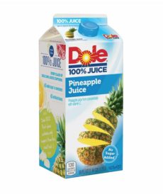 Carton of Dole Pineapple Juice