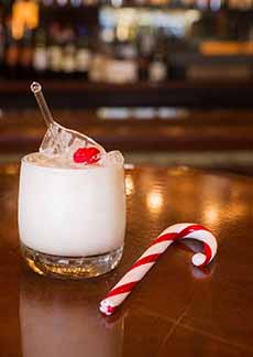 Eggnog White Russian Cocktail