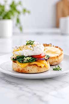 Eggs Benedict Grilled Cheese