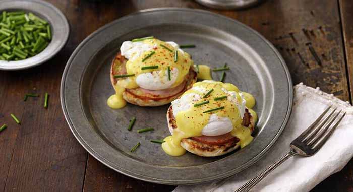 A Plate Of Eggs Benedict