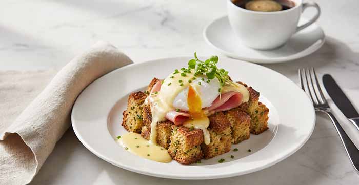 Bread Pudding Eggs Benedict