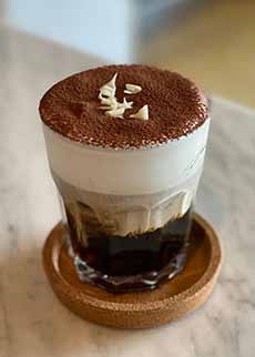 Einspanner With Cocoa Powder Garnish