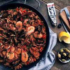 Paella With Harissa