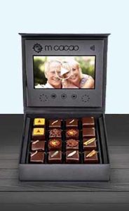 Box Of Espressio Chocolate With Custom Video