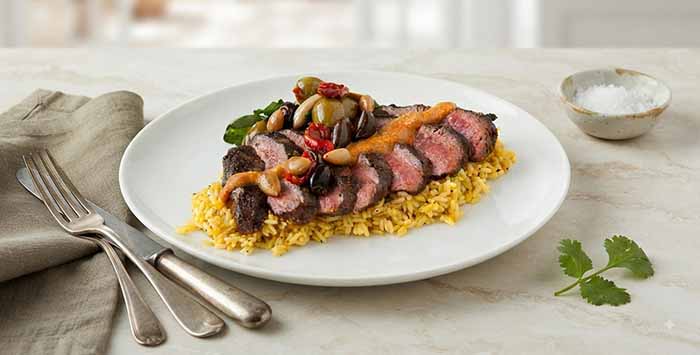A Plate Of Carne Asada