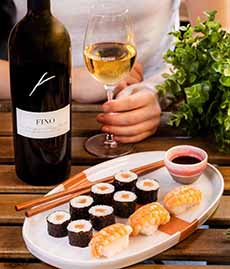Sushi With A Fino Sherry