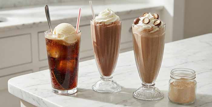 Comparison Of Ice Cream Float (Soda), Milkshake, & Malted Milk