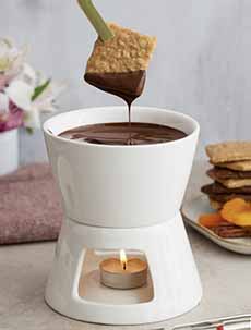 Fondue With Effie's Biscuits