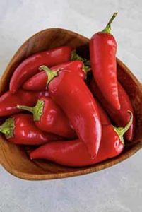 A Bowl Of Fresno Chili Peppers