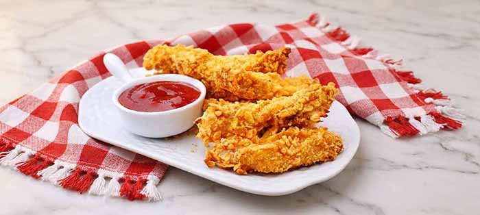 Cornflakes Crusted Chicken