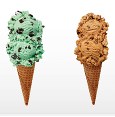 Friendly's Ice Cream Cones