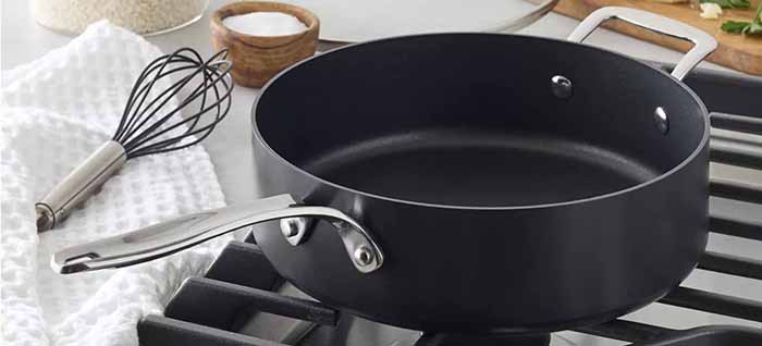 Frying Pan On Stovetop