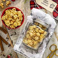 Gingerbread Popcorn