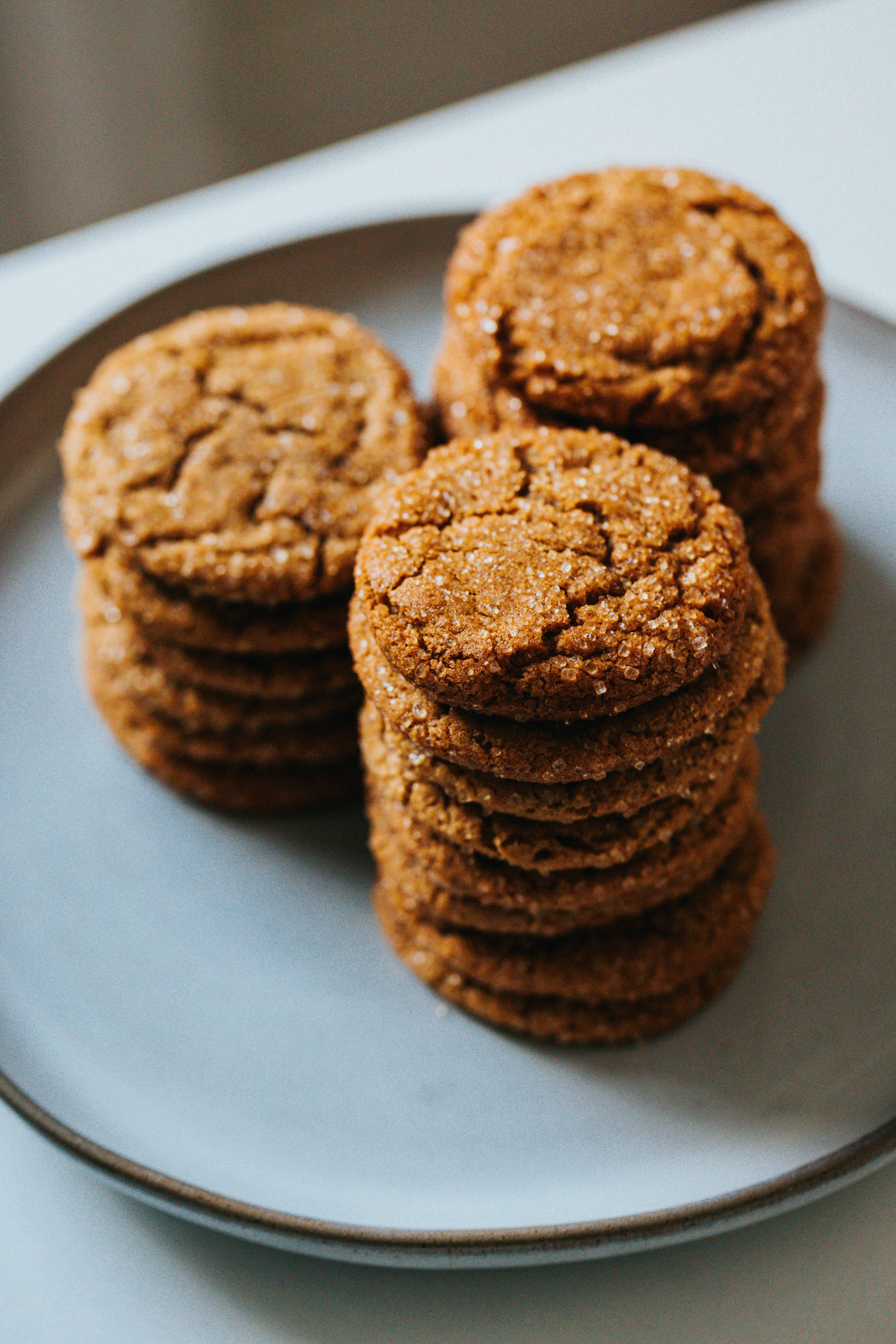 A Plate Of Gingersnaps