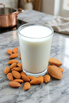 Glass Of Almond Milk