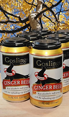 Cans Of Goslings Ginger Beer