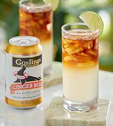 Dark & Stormy With Gosling's Ginger Beer