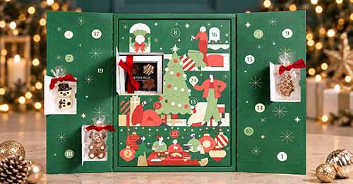 Läderach Grand Selection Advent calendar.