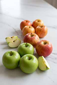 Granny Smith, Cortland, Gala Apples
