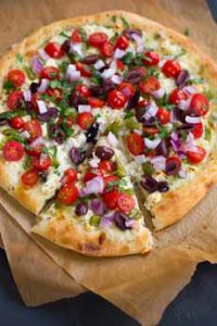 Greek Salad Pizza